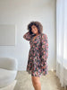 Plus Size Blooming Long Sleeve Dress