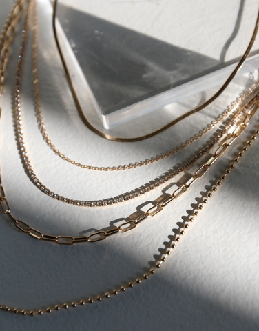 Aubrey Cascading Chain Necklace