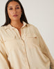 Plus Size Relaxed Button Up Shirt