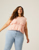Plus Size Tiered Knit Top