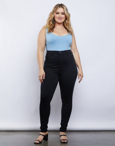 Plus Size High Rise Jeans
